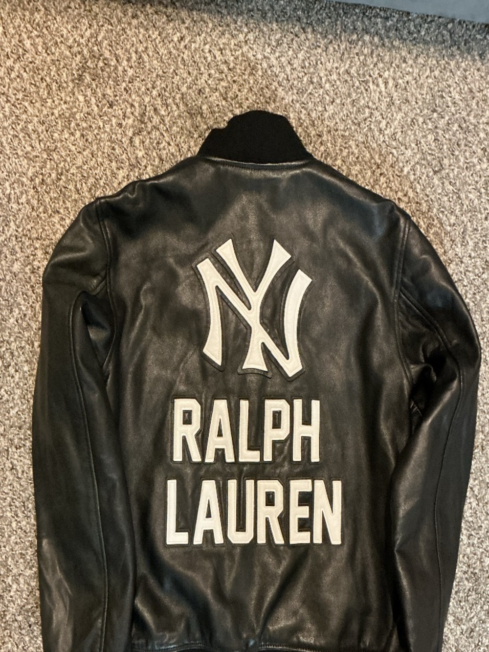 Black Authentic Ralph Lauren Yankee Jackets